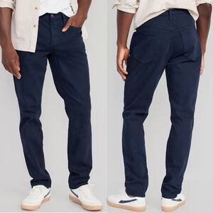 Old Navy NEW Mens Navy Blue Athletic Taper Pants 54x32